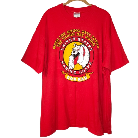 Vintage U.S. Marine Corps Bulldog War Dog Ooh Rah - Picture 1 of 8